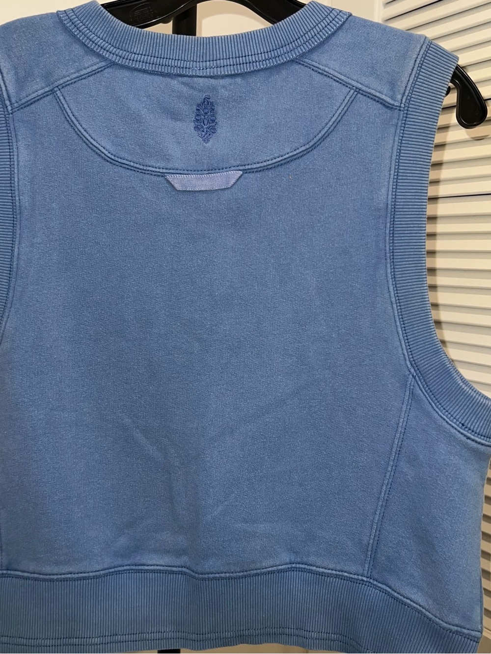 Free People Dusty Blue Sleeveless Pullover Tank size XS - Picture 8 of 10